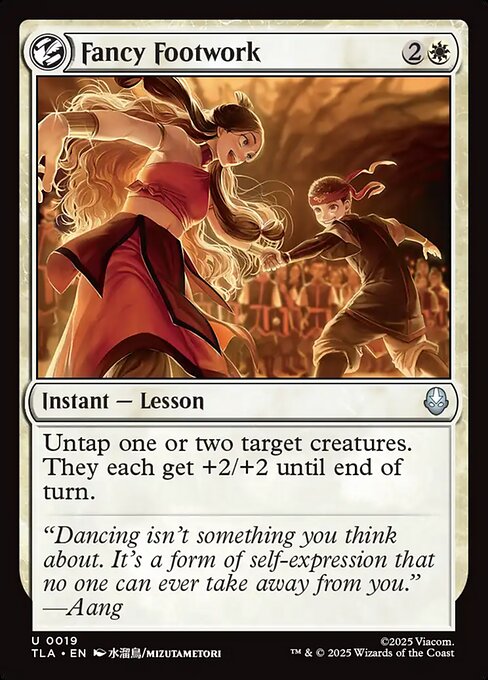 Fancy Footwork - 19 Foil - MTG: Avatar The Last Airbender (TLA)