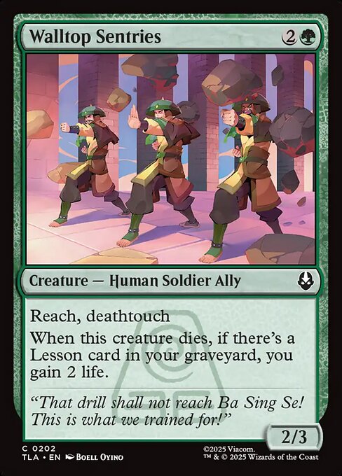 Walltop Sentries - 202 Foil - MTG: Avatar The Last Airbender (TLA)