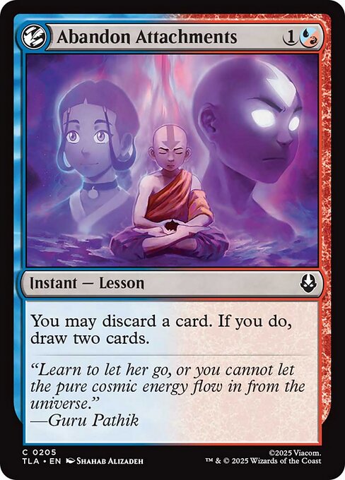 Abandon Attachments - 205 - MTG: Avatar The Last Airbender (TLA)