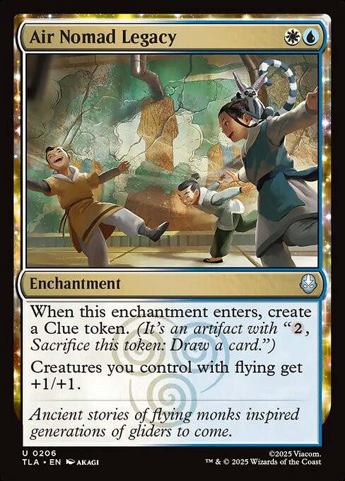 Air Nomad Legacy - 206 Foil - MTG: Avatar The Last Airbender (TLA)