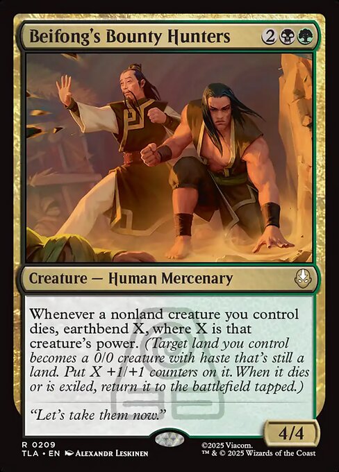 Beifong's Bounty Hunters - 209 - MTG: Avatar The Last Airbender (TLA)