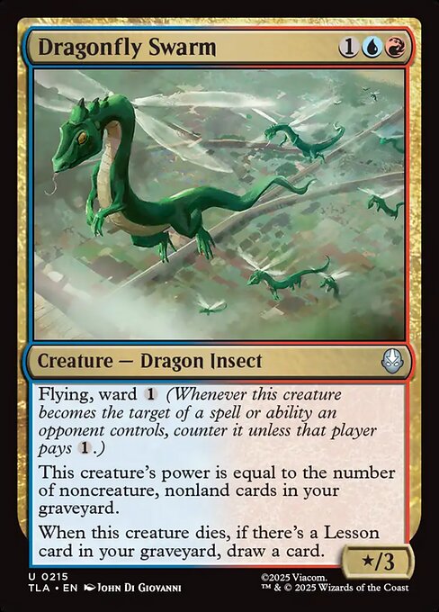 Dragonfly Swarm - 215 Foil - MTG: Avatar The Last Airbender (TLA)