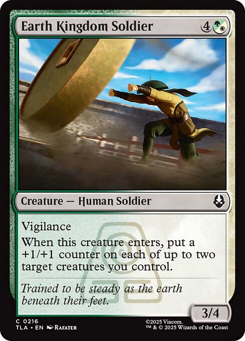 Earth Kingdom Soldier - 216 Foil - MTG: Avatar The Last Airbender (TLA)