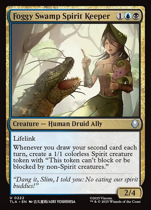 Foggy Swamp Spirit Keeper - 222 - MTG: Avatar The Last Airbender (TLA)