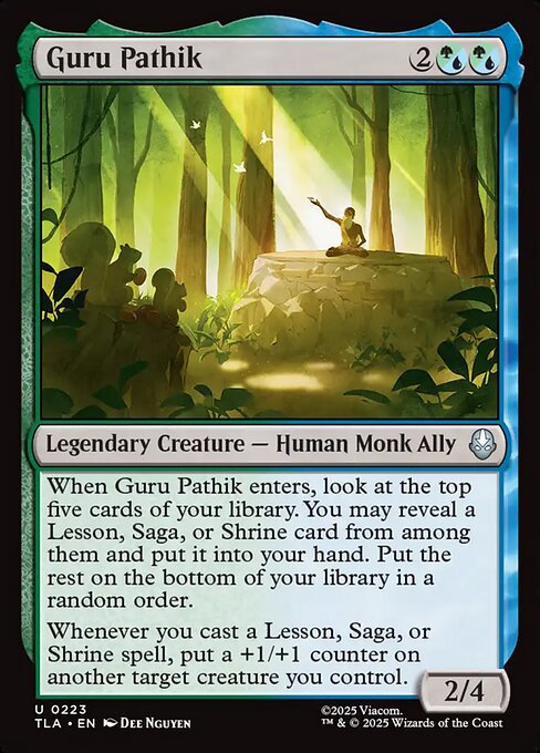 Guru Pathik - 223 Foil - MTG: Avatar The Last Airbender (TLA)