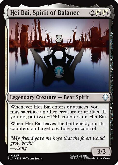 Hei Bai, Spirit of Balance - 225 - MTG: Avatar The Last Airbender (TLA)