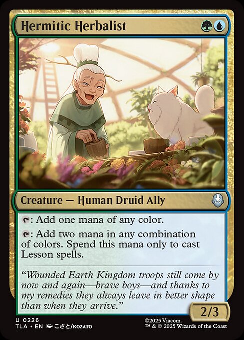 Hermitic Herbalist - 226 Foil - MTG: Avatar The Last Airbender (TLA)