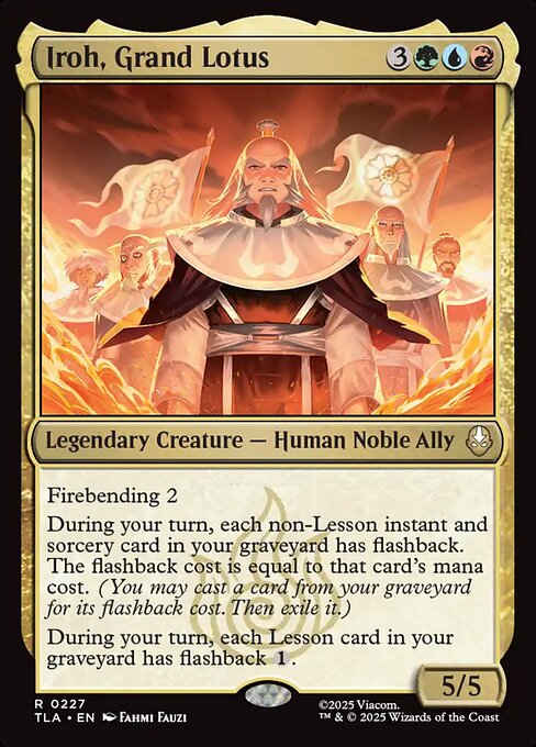 Iroh, Grand Lotus - 227 Foil - MTG: Avatar The Last Airbender (TLA)