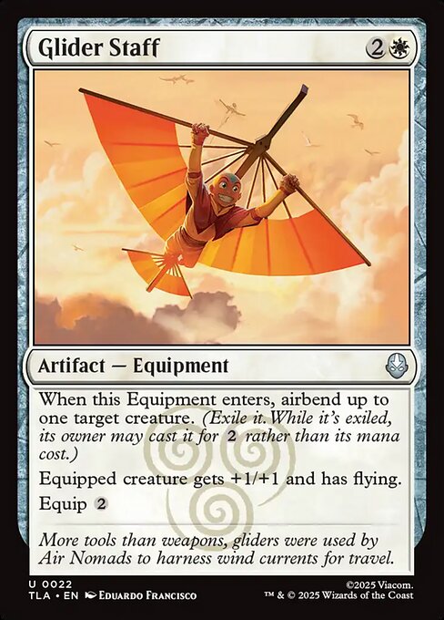 Glider Staff - 22 - MTG: Avatar The Last Airbender (TLA)