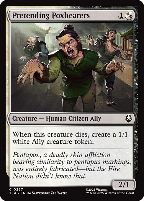 Pretending Poxbearers - 237 Foil - MTG: Avatar The Last Airbender (TLA)