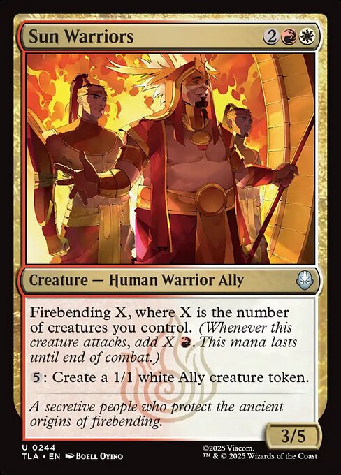 Sun warriors - 244 - MTG: Avatar The Last Airbender (TLA)