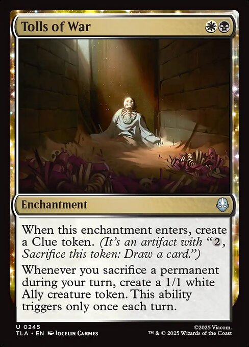 Tolls of War - 245 Foil - MTG: Avatar The Last Airbender (TLA)