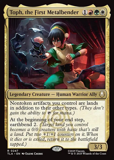 Toph, The First Metalbender - 247 Foil - MTG: Avatar The Last Airbender (TLA)