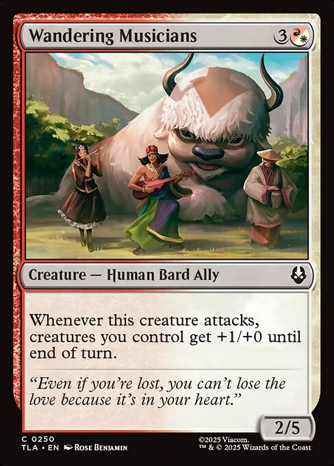 Wandering Musicians - 250 - MTG: Avatar The Last Airbender (TLA)