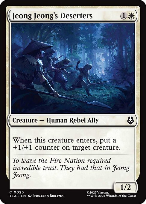 Jeong Jeong's Deserters - 25 - MTG: Avatar The Last Airbender (TLA)