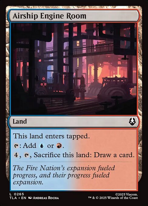 Airship Engine Room - 265 Foil - MTG: Avatar The Last Airbender (TLA)