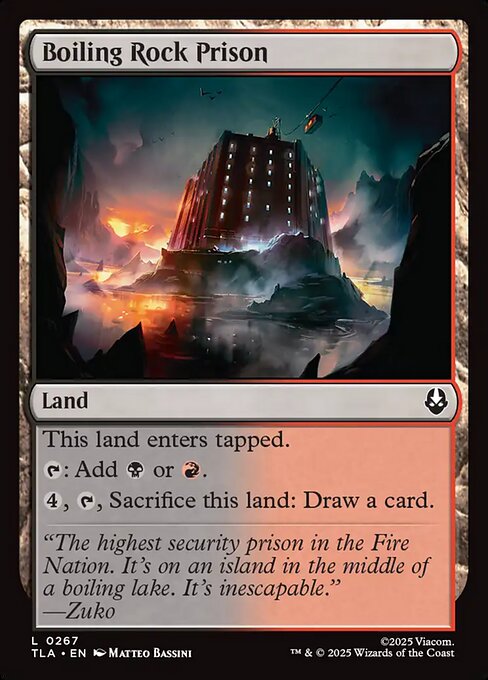 Boiling Rock Prison - 267 Foil - MTG: Avatar The Last Airbender (TLA)