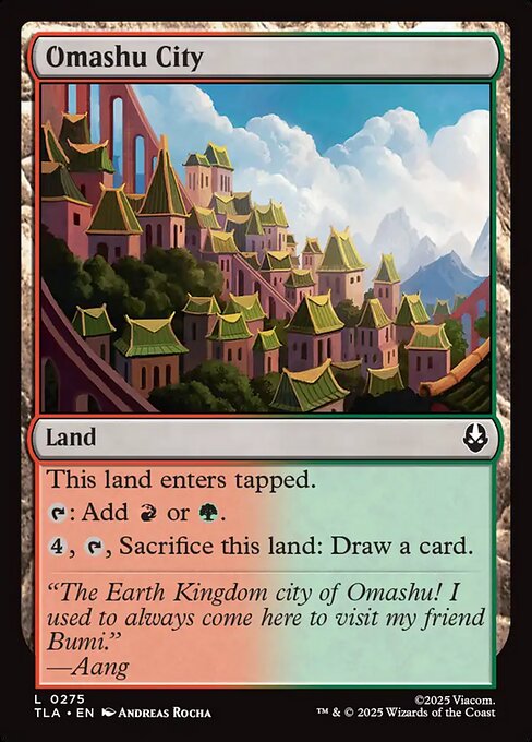 Omashu City - 275 Foil - MTG: Avatar The Last Airbender (TLA)