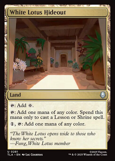White Lotus Hideout - 281 Foil - MTG: Avatar The Last Airbender (TLA)