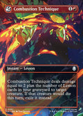 Combustion Technique - 301 Borderless Foil - MTG: Avatar The Last Airbender (TLA)