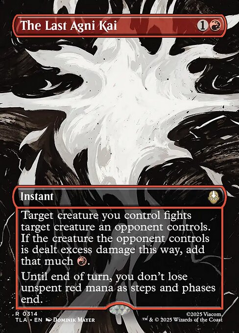 The Last Agni Kai - 314 Borderless - MTG: Avatar The Last Airbender (TLA)
