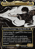 Fire Lord Zuko - 315 Borderless Foil - MTG: Avatar The Last Airbender (TLA)