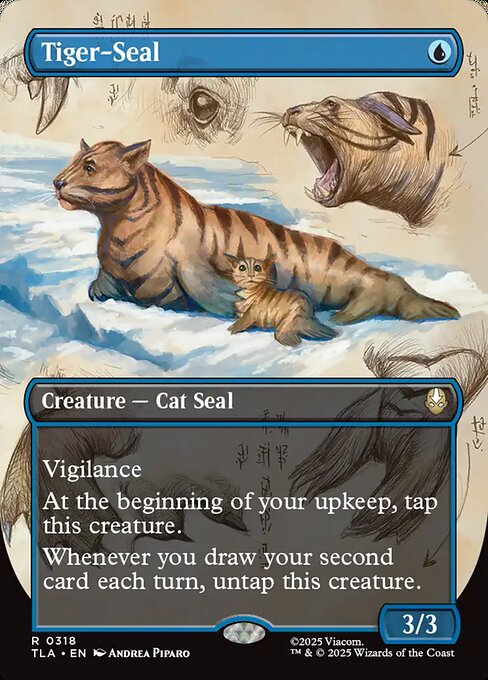 Tiger-Seal - 318 Borderless - MTG: Avatar The Last Airbender (TLA)