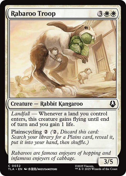 Rabaroo Troop - 32 Foil - MTG: Avatar The Last Airbender (TLA)