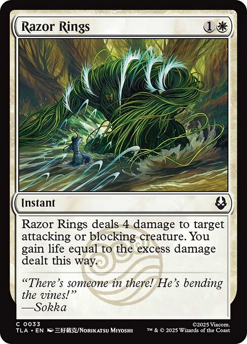 Razor Rings - 33 Foil - MTG: Avatar The Last Airbender (TLA)