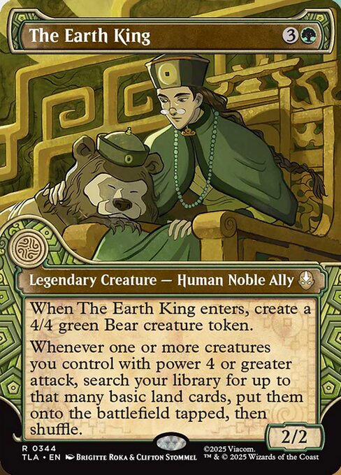 The Earth King - 344 Showcase Foil - MTG: Avatar The Last Airbender (TLA)