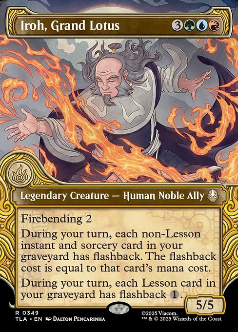 Iroh - 349 Showcase Foil - MTG: Avatar The Last Airbender (TLA)