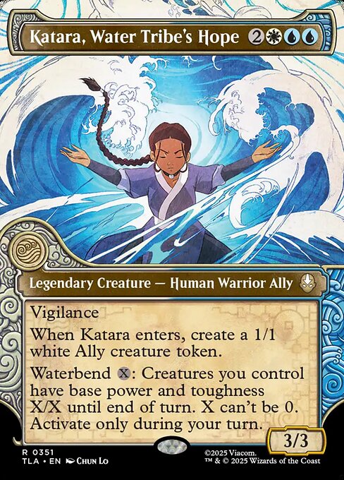 Katara, Water Tribe's Hope - 351 Showcase Foil - MTG: Avatar The Last Airbender (TLA)