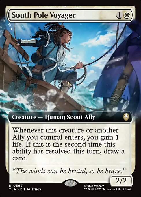 South Pole Voyager - 367 Extended Art Foil - MTG: Avatar The Last Airbender (TLA)
