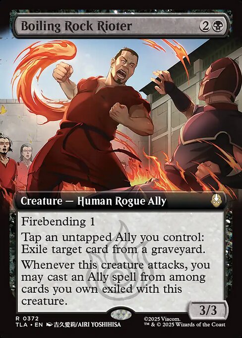 Boiling Rock Rioter - 372 Extended Art Foil - MTG: Avatar The Last Airbender (TLA)