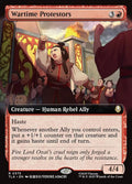 Wartime Protestors - 375 Extended Art - MTG: Avatar The Last Airbender (TLA)
