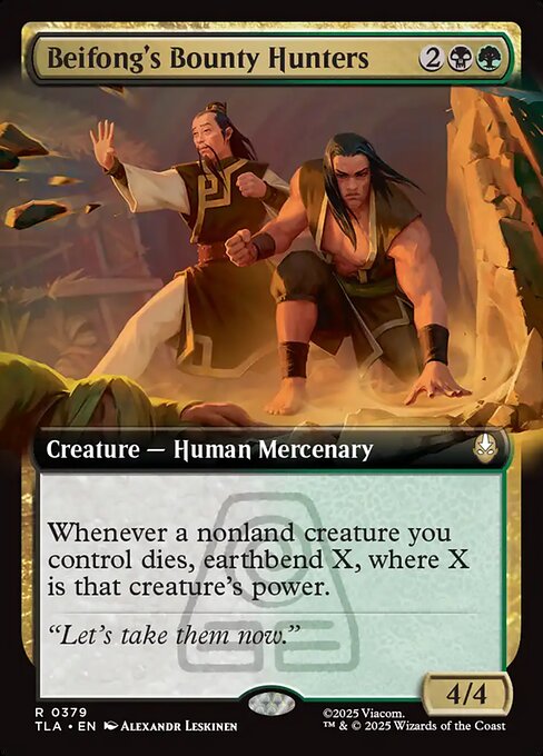 Beifong's Bounty Hunters - 379 Extended Art Foil - MTG: Avatar The Last Airbender (TLA)