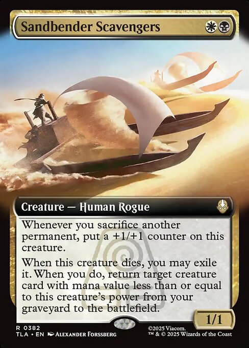 Sandbender Scavengers - 382 Extended Art - MTG: Avatar The Last Airbender (TLA)
