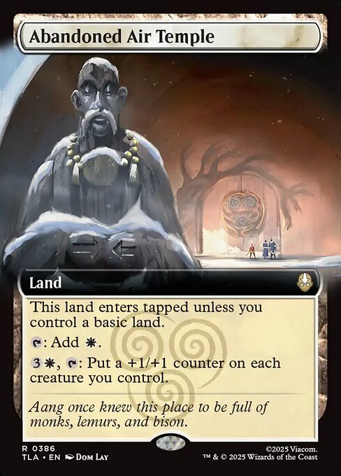 Abandoned Air Temple - 386 Extended Art Foil - MTG: Avatar The Last Airbender (TLA)