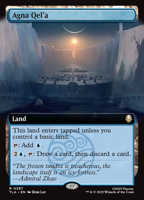 Agna Qel'a - 387 Extended Art Foil - MTG: Avatar The Last Airbender (TLA)