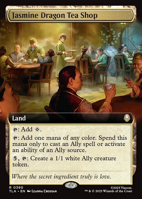 Jasmine Dragon Tea Shop - 390 Extended Art Foil - MTG: Avatar The Last Airbender (TLA)