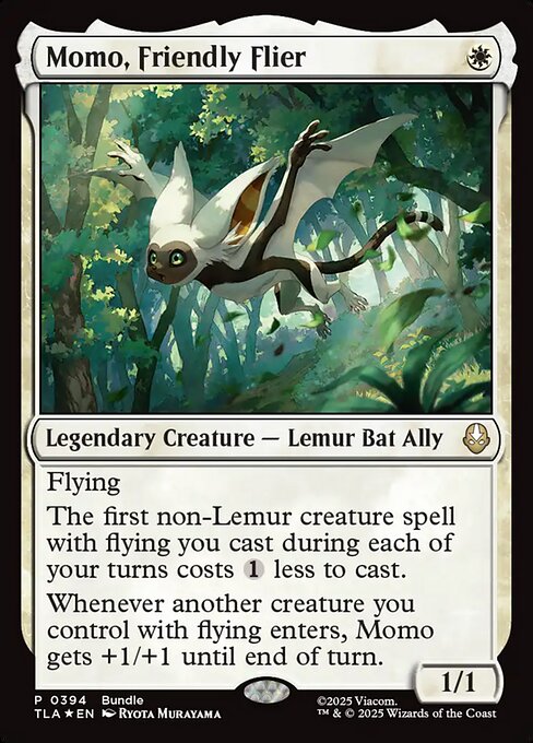 Momo, Friendly Flier - 394 Promo - MTG: Avatar The Last Airbender (TLA)