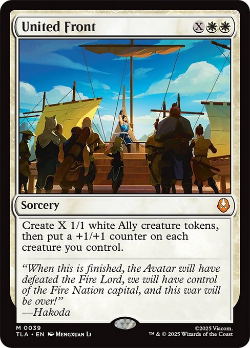 United Front - 39 Foil - MTG: Avatar The Last Airbender (TLA)