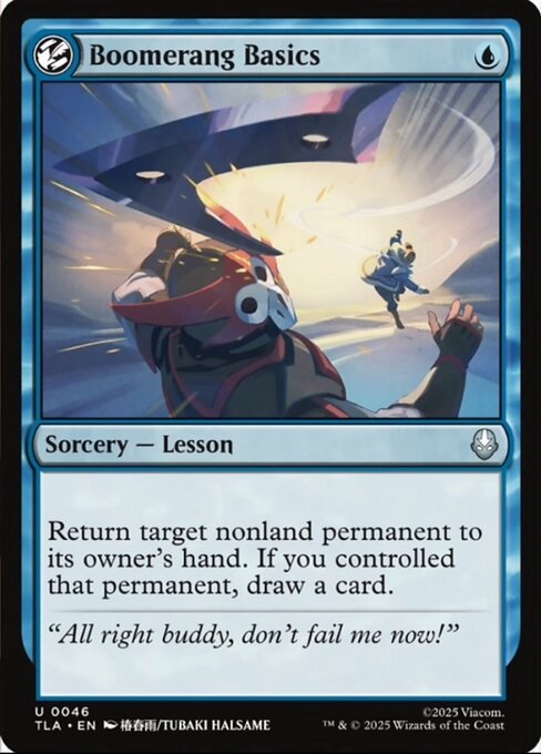 Boomerang Basics - 46 Foil - MTG: Avatar The Last Airbender (TLA)