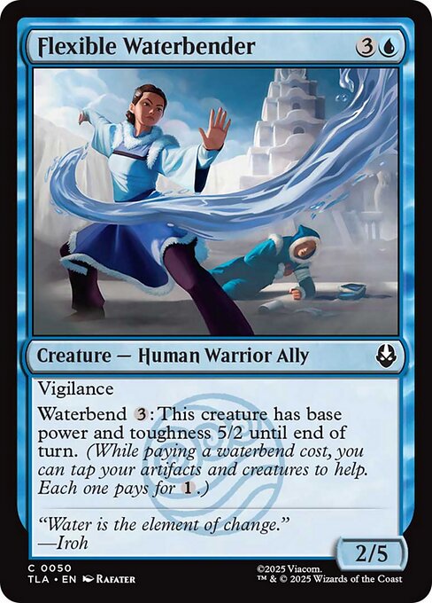 Flexible Waterbender - 50 Foil - MTG: Avatar The Last Airbender (TLA)