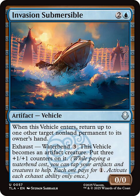 Invasion Submersible - 57 Foil - MTG: Avatar The Last Airbender (TLA)