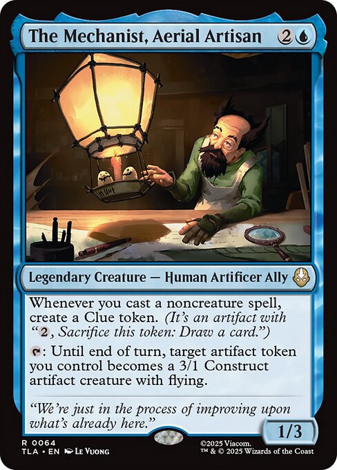 The Mechanist, Aerial Artisan - 64 - MTG: Avatar The Last Airbender (TLA)