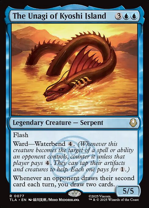 The Unagi of Kyoshi Island - 77 - MTG: Avatar The Last Airbender (TLA)