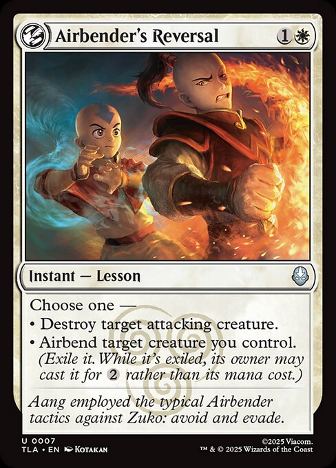 Airbender's Reversal - 7 - MTG: Avatar The Last Airbender (TLA)