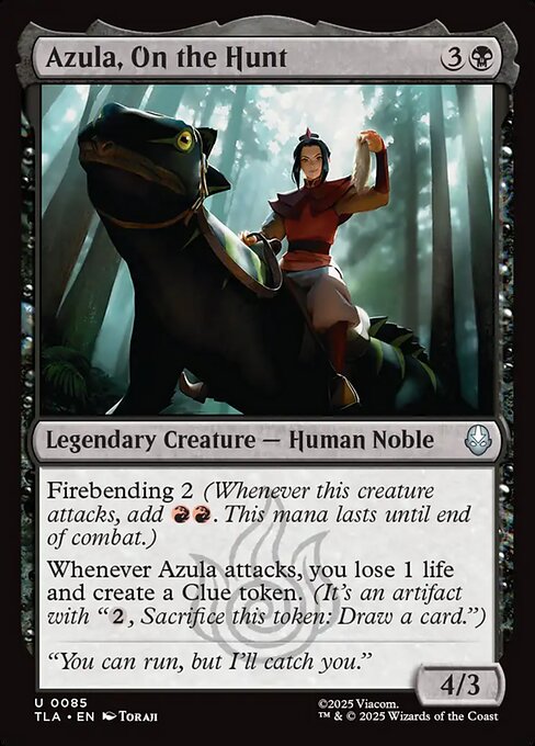 Azula, On the Hunt - 85 - MTG: Avatar The Last Airbender (TLA)