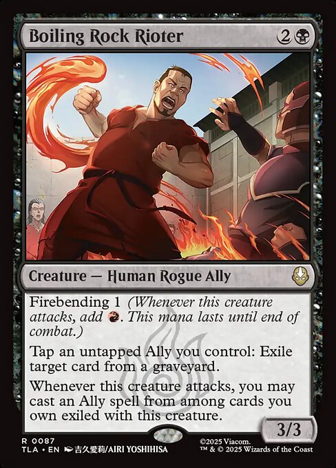 Boiling Rock Rioter - 87 - MTG: Avatar The Last Airbender (TLA)